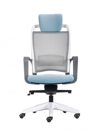 Office Desk Chair White/Grey/Black 61x54x127centimeter