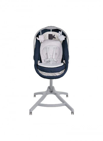 Baby Hug Air 4-In-1 Convertible Baby Cradle 0M-3Y, India Ink