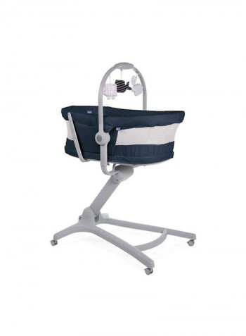 Baby Hug Air 4-In-1 Convertible Baby Cradle 0M-3Y, India Ink