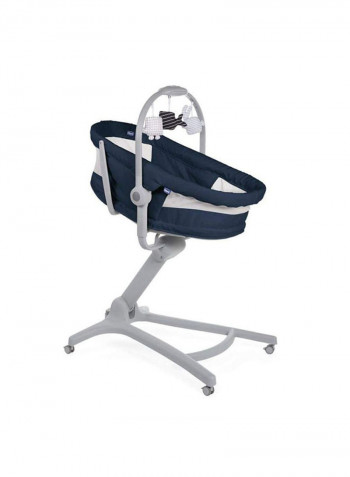 Baby Hug Air 4-In-1 Convertible Baby Cradle 0M-3Y, India Ink