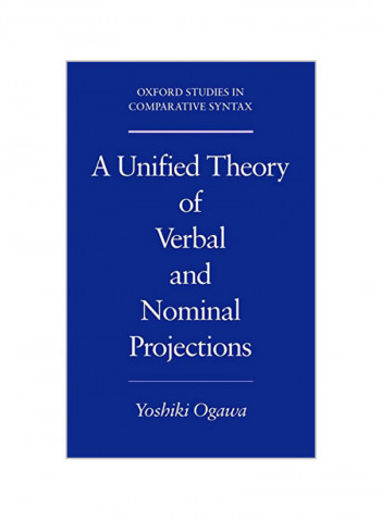 A Unified Theory Of Verbal And Nominal Projections Hardcover