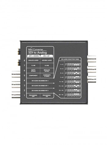 Design Mini Converter SDI to Analog Video Converter black