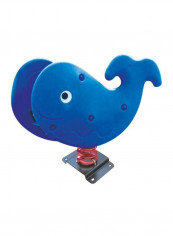 Rocking Seesaw Whale Fish Spring Rider 93X46x82centimeter