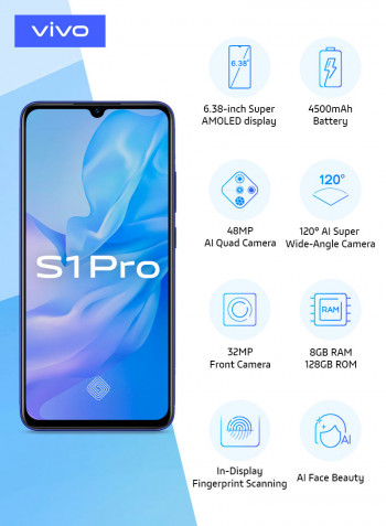 S1 Pro Dual SIM Glowing Night 8GB RAM 128GB 4G LTE