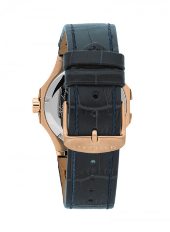 Men's Leather Analog Watch R8851108027