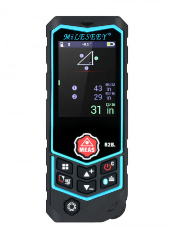 8-Piece Bluetooth Laser Distance Meter Set Black/Blue