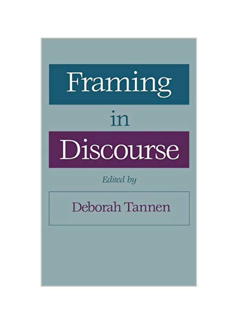 Framing In Discourse Hardcover