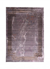 Lifos Collection Modern Contemporary Area Rug Grey 150x230cm