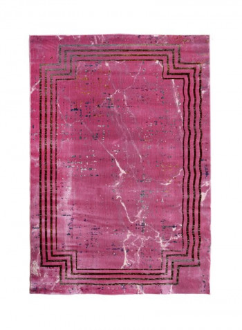 Lifos Collection Modern Contemporary Area Rug Pink/Black 150x230cm