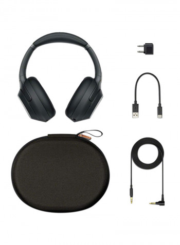 WH-1000XM3 Wireless Over Ear Noise Cancelling Headphones with Mic Black
