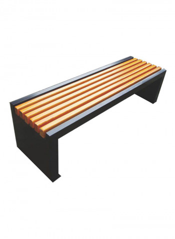 Wooden And Steel Bench 150centimeter