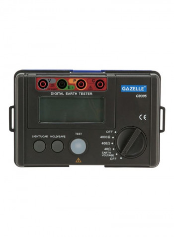 Digital Earth Tester Black