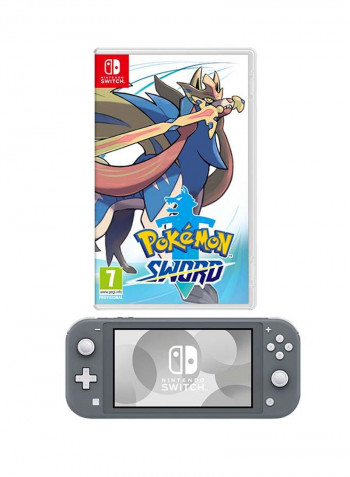 Switch Console With Pokemon Sword Game