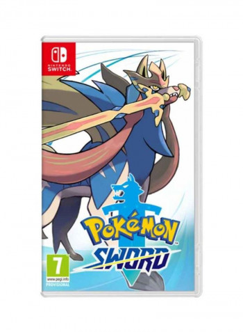 Switch Console With Pokemon Sword Game