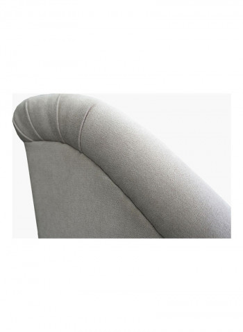 Clair 1-Seater Sofa With Cushion Grey 81x85x88cm