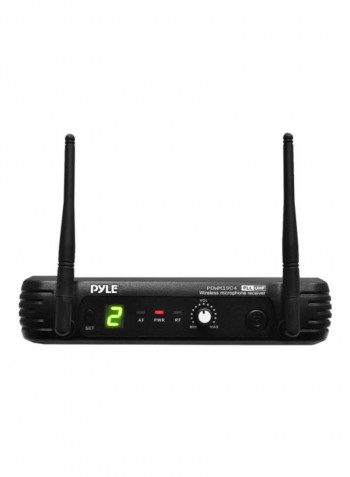 8-Channel Wireless Microphone System PDWM1904 Black
