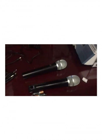 8-Channel Wireless Microphone System PDWM1904 Black