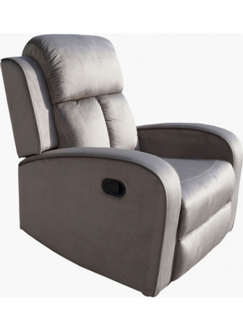 Brixton 1-Seater Recliner Grey 102 x 80 x 80cm