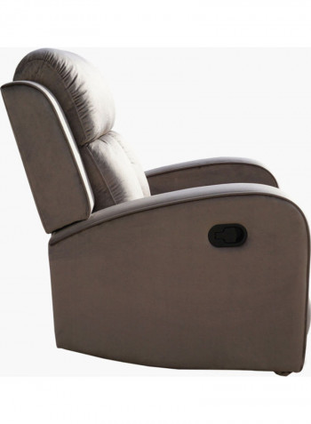 Brixton 1-Seater Recliner Grey 102 x 80 x 80cm