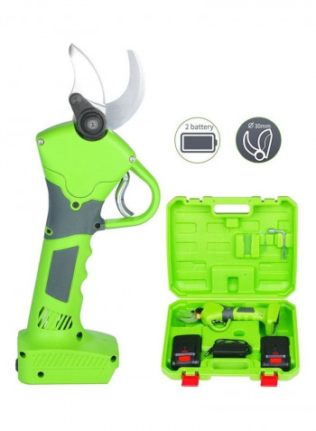 Cordless Pruner Kit with Battery Green