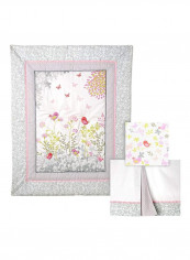 3-Piece Botanica Printed Soft Crib Bedding Set تقييمات 3-Piece Botanica Printed Soft Crib Bedding Set