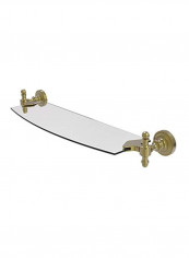 Retro Dot Glass Shelf Clear/Gold 18inch reviews Retro Dot Glass Shelf Clear/Gold 18inch