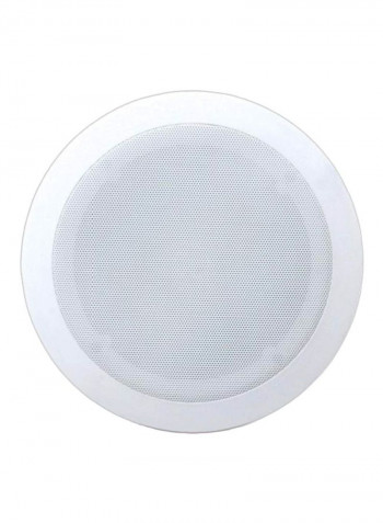 Round Ceiling Speaker B00BPLWLQE White
