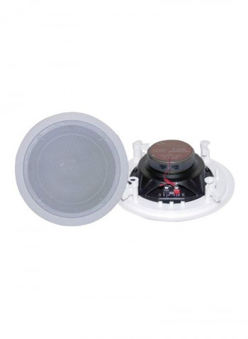 Round Ceiling Speaker B00BPLWLQE White
