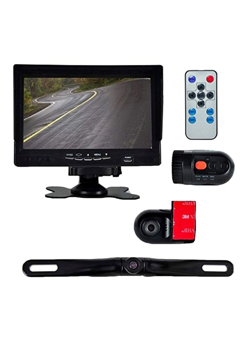 Front And Rear View Camera With LCD