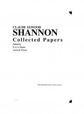 Claude E. Shannon: Collected Papers Hardcover English