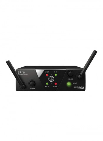 Mini Dual Vocal Set WMS40MINI2 VOC-SET BD ISM2/3 Black