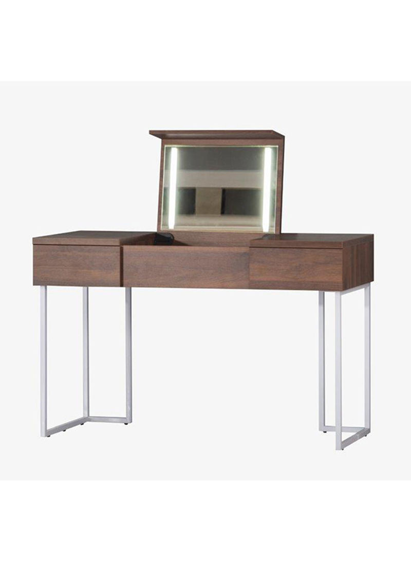 Lapras Dresser With Mirror Brown/White 120x50x76cm