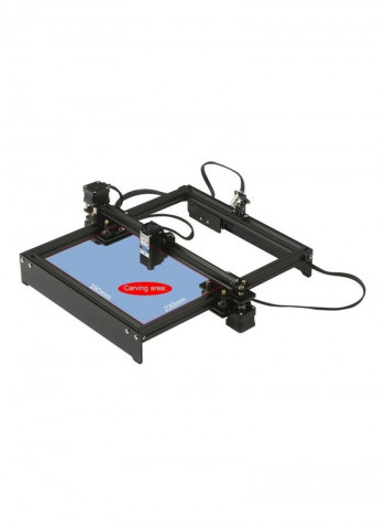 5500MW Desktop DIY Laser Engraver Kit Black