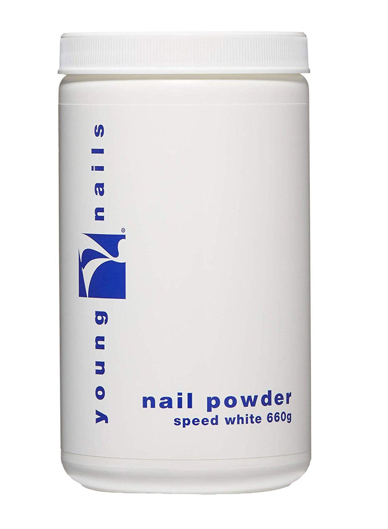 Acrylic Cover Nail Powder White