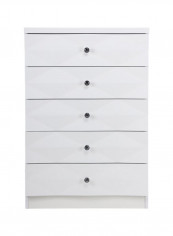 Delmonte 5-Drawer Chest White reviews Delmonte 5-Drawer Chest White
