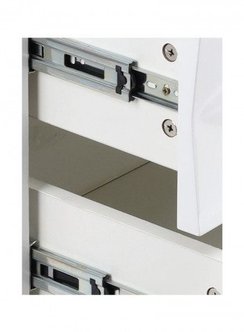 Delmonte 5-Drawer Chest White