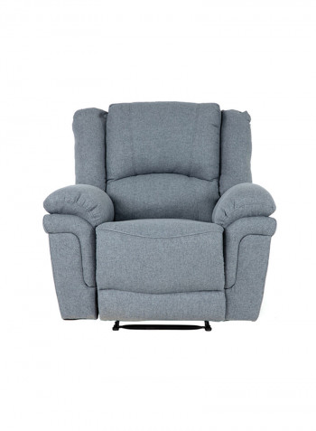 Oscar 1-Seater Recliner Sofa Grey 105 x 93 x 102cm