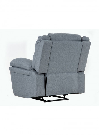 Oscar 1-Seater Recliner Sofa Grey 105 x 93 x 102cm