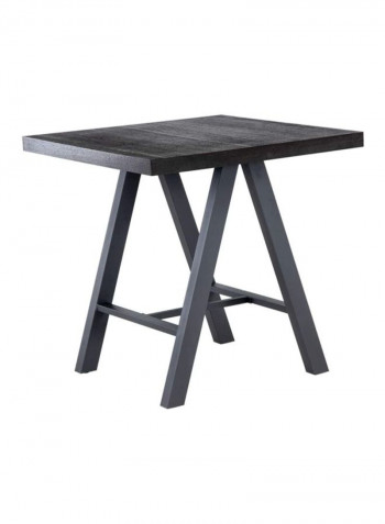 5-Piece Table And Stool Set Grey 259.4x203.4x302cm