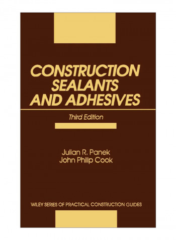 Construction Sealants And Adhesives Hardcover