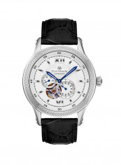 Men's Corona Leather Chronograph Automatic Wrist Watch R4-70105RM1