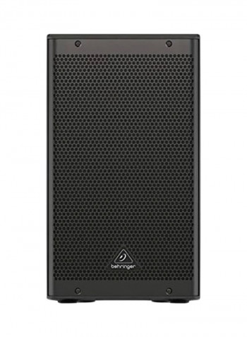 PA Speaker System With 2-Channel Mixer DR110DSP Black