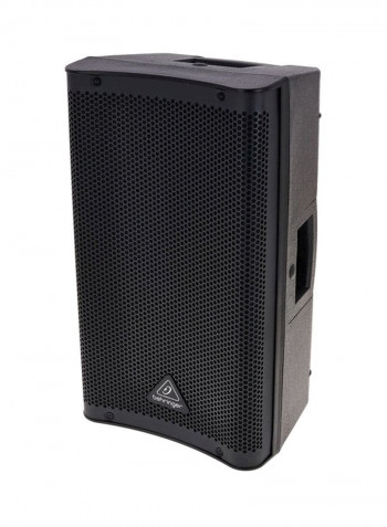 PA Speaker System With 2-Channel Mixer DR110DSP Black