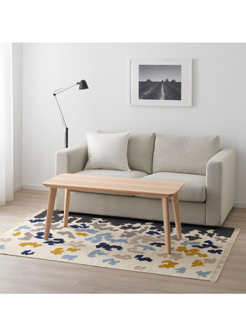 Flatwoven Handmade Area Rug Multicolour 195 x 133centimeter