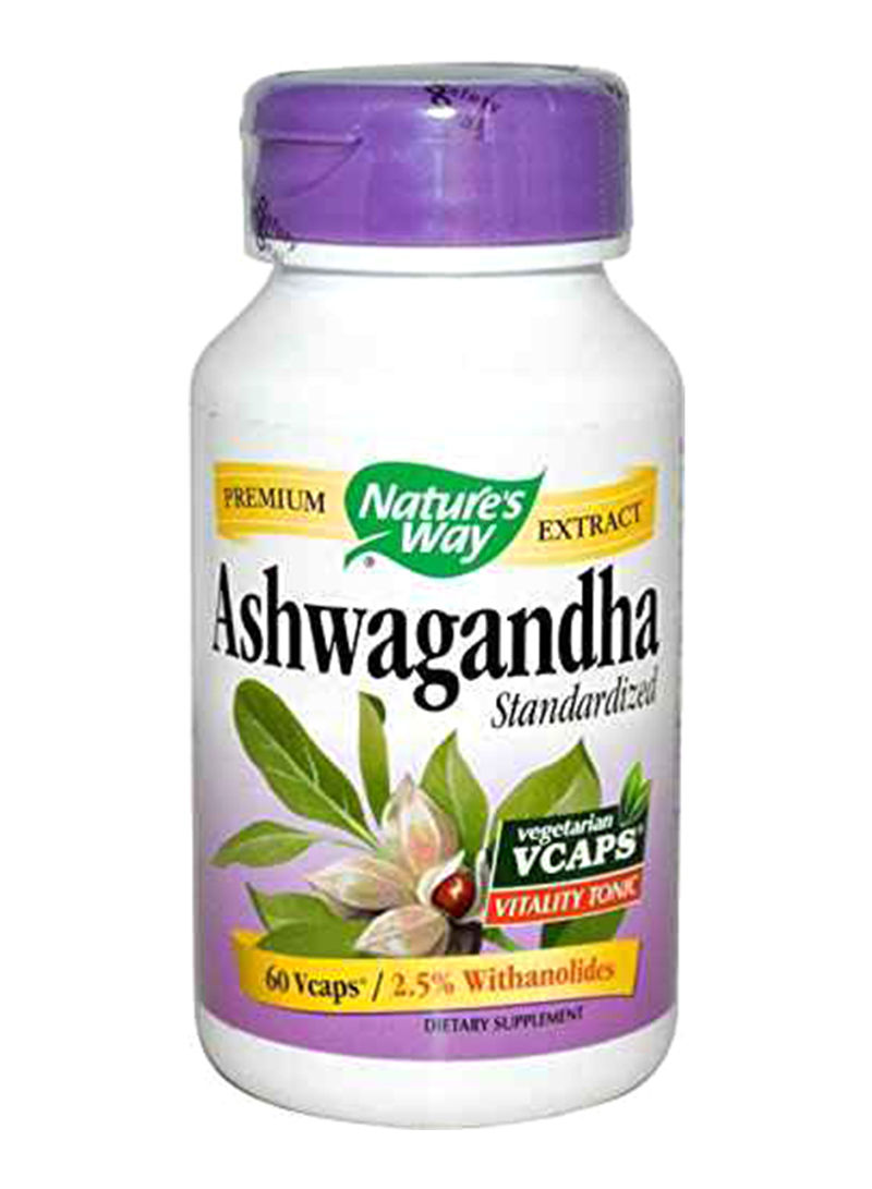 Pack Of 4 Ashwagandha Standardized Dietary Supplement - 4 x 60 Capsules