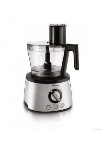 Countertop Food Processor 1300W HR7778/01 Silver/Clear/Black