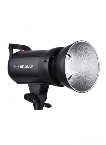 SK300II Professional Flash Strobe Light With Modeling Lamp Black