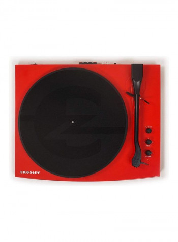 Turntable System With Speakers T100A - RED Multicolour