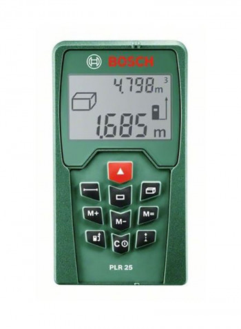 Digital Laser Measure Green/Black/Red