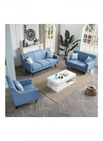 Natalia 2-Seater Sofa With Cushions Blue